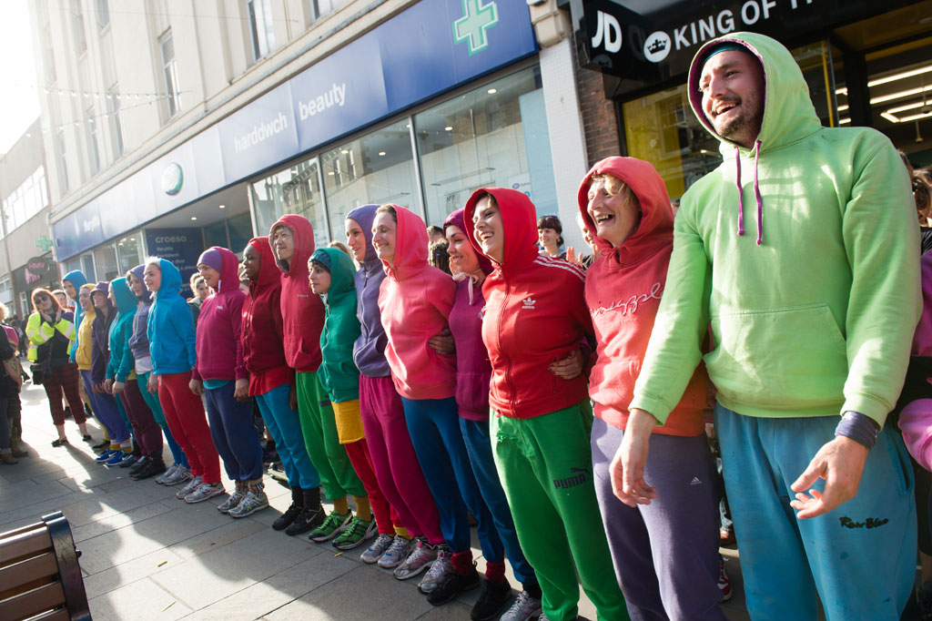 Migrations - Bodies in Urban Spaces, Bangor, 2013